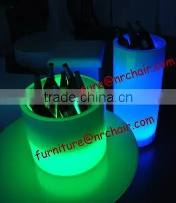 sanghai night club party use pub acrylic LED ice barrel