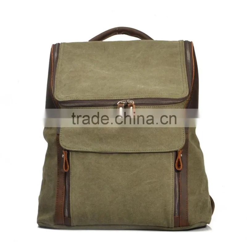 2016 Fashion Laptop Wholesale Blank Canvas Backpacks For School Student Backpack Bag