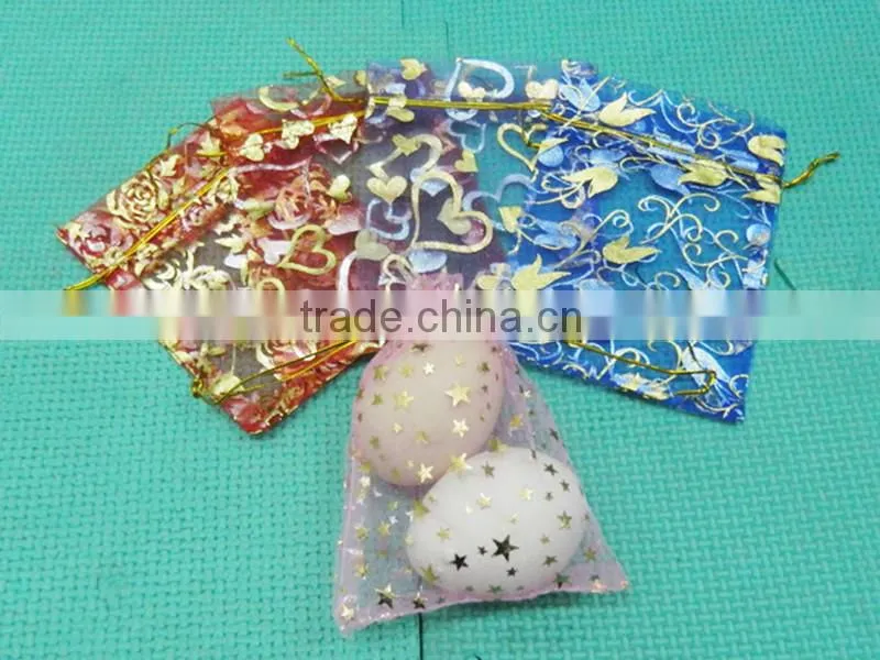 Custom Made Satin Organza Bags Pouches,Organza Pouch Made in China