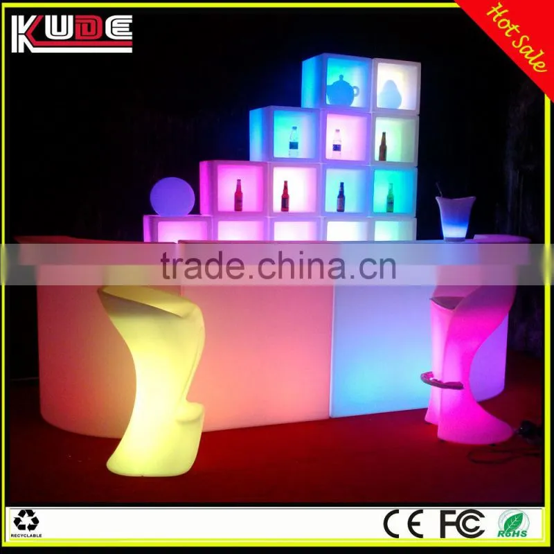 led fashion light bar counter,led bar table, illuminated led bar counter