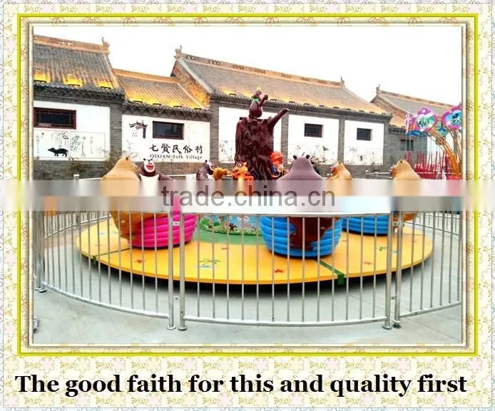 factory direct rides new portable bear infested coffee cup amusement ride