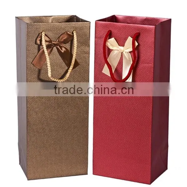 Special Swirl Mark Paper Wine Bag