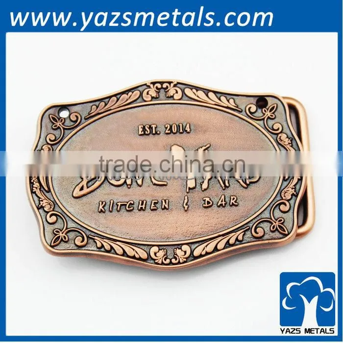 hot sales custom metal engrave silver belt clip