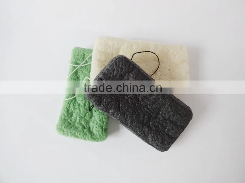 Konjac body Sponge with Attached String for Hanging to Dry