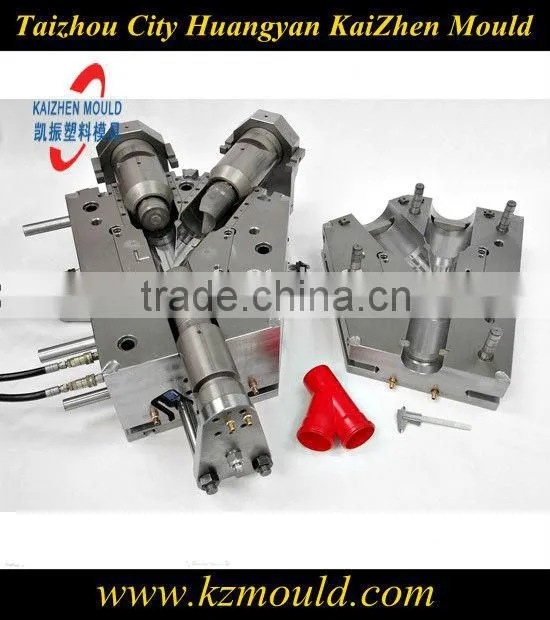 Different type different size plastic tub mould injection pipe fitting mould Huangyan mould factory