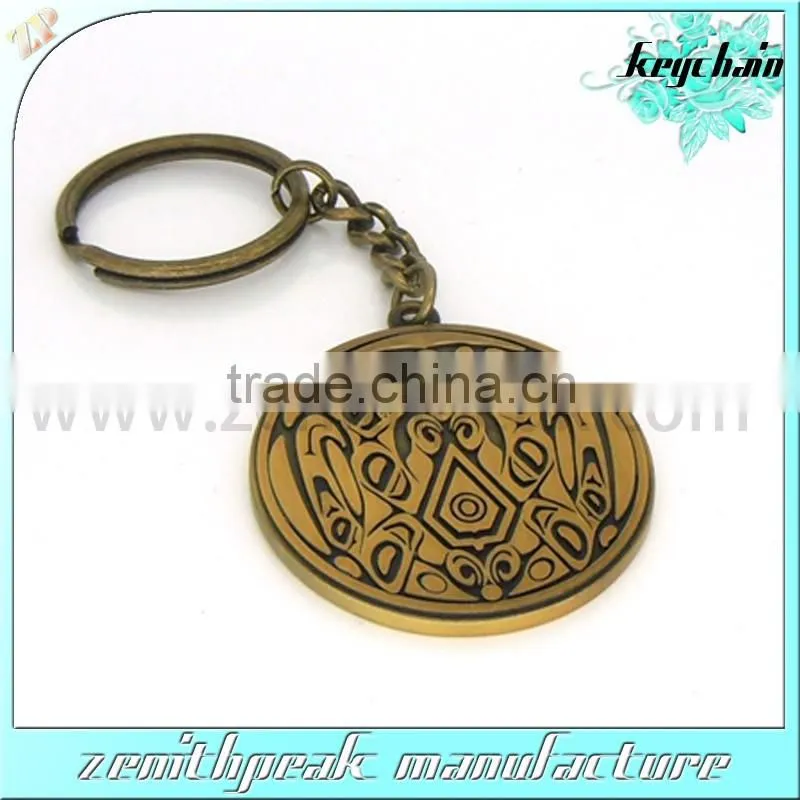 hot sale laser masonic keychain/masonic gold keychain/custom masonic gold laser keychain