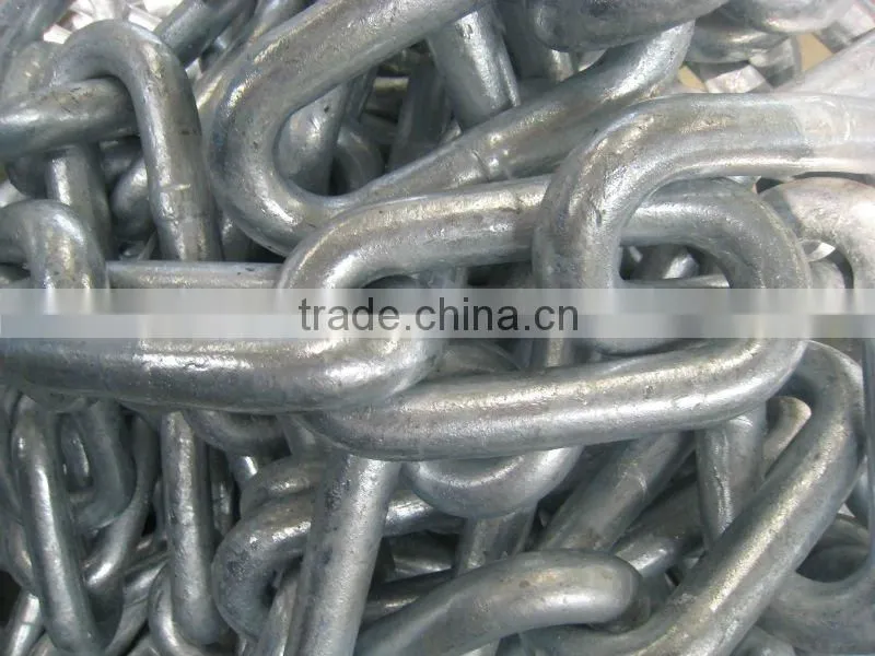 electric steel chain long chain with CCS certificate