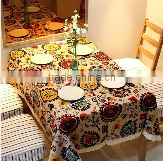 2015 cheap custom print table cover