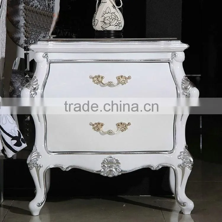 after neoclassical European style Antique bedroom furniture sets Bed Bedside table Wardrobe Dressing table Chair Commode