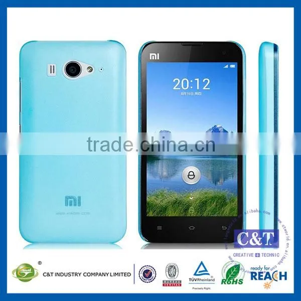C&T 0.3mm Ultra Thin Clear Rubber Soft TPU Matte Case Cover for Xiaomi Mi 2/2s