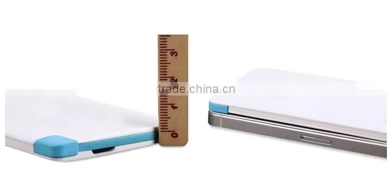 ultra thin credit card power bank 2600mah