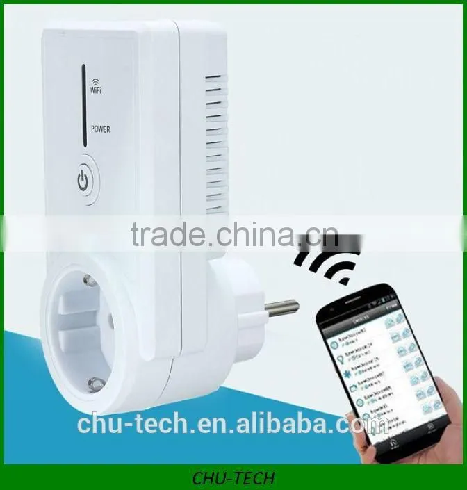 WiFi Cell Phone Wireless Remote Control Switch Smart Power Socket EU Plug