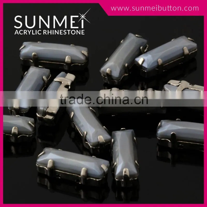 High Quality Flat Back Acrylic Rhinestone with Claws