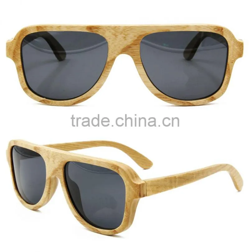 Classic style high quality 100% handmade wood sunglasses wenzhou wooden sunglasses factory