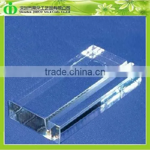 DDB-0057 Trade Assurance Chinese Factory SGS Wholesale Clear Acrylic Base With Slot