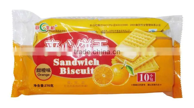 Peanut Cream and Biscuit Sandwich Cracker