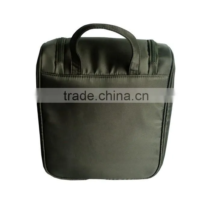 2016 latest USA style polyester low moq custom travel wash bag toiletry bag for Men