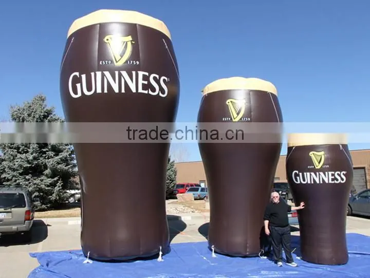 2015 giant Inflatable bottle (inflatable wine/ juice / water/ milk bottle) for advertising and promotion for sell