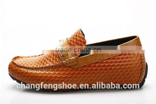 Men casual flat leather shoe/elevator shoes/casual breathable shoes