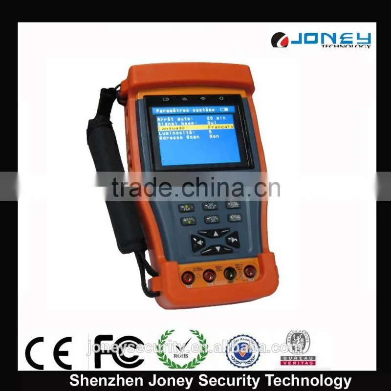 Handhold 3.5 inch TFT LCD Display CCTV camera tester
