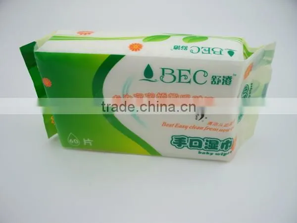 Hotsell baby product alcohol free baby cleaning wet tissue