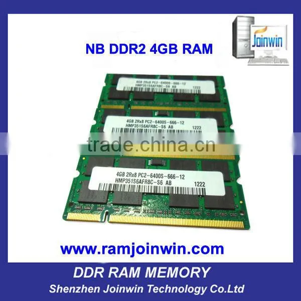 FCC CE RoHS full compatible ddr2 4gb memory bank