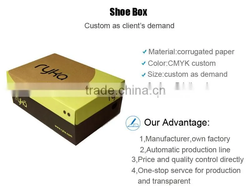 Custom Black White Cardboard Shoe Care Box Lid And Tray Design