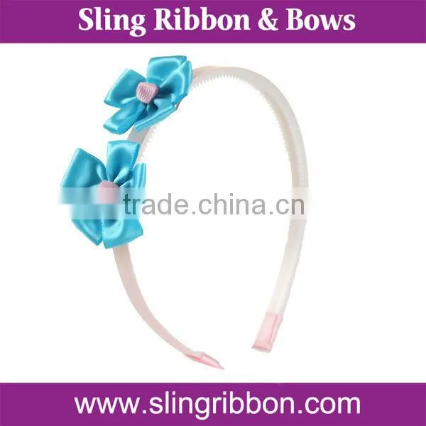 100% Polyester Satin Ribbon Flower Headband