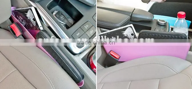 hot sale Universal One Pair Auto Car Seat Gap Storage Box gap Pocket Leak-Proof Organizer storage Car Stowing Tidying