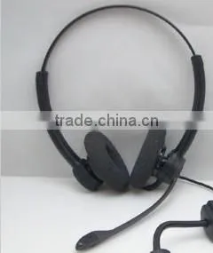 New released Professional call center Headset with RJ11/RJ9/USB plug, QD included