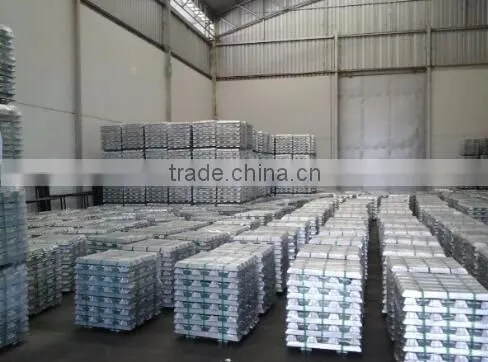 China Pure aluminium ingot 99.7 manufacturer
