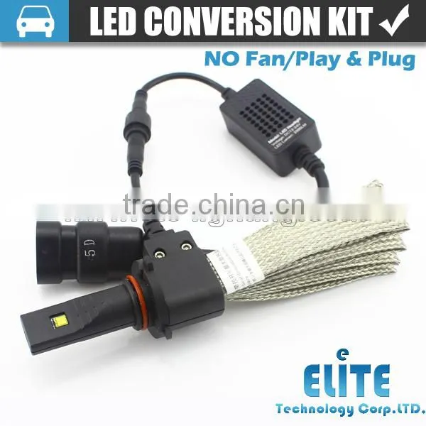 12-24V all in one 5HL 9005 fanless auto led headlamp led car headlamp wholesale