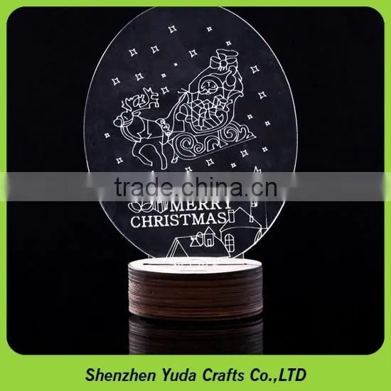 Factory Direct Selling High Quality Acrylic Small Night Light Christmas Lamp