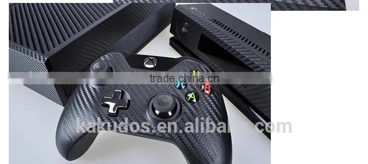 NEW 3D CARBON FIBER - Air Release vinyl decal faceplate mod kit by System Skins for Microsoft Xbox One Skin (XB1)