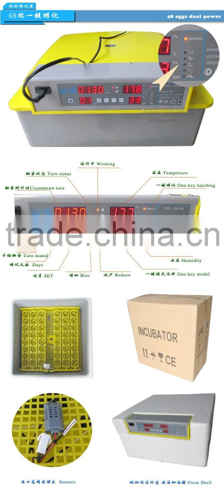 Best price professional mini egg incubator free shipping made in china