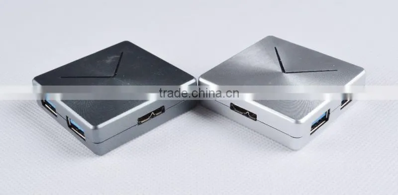 4 port ultra-thin square USB 3.0 HUB Distributor expander