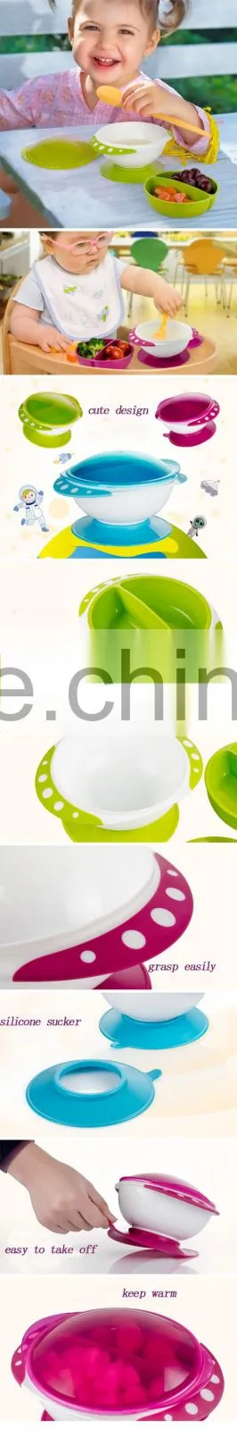 New suction bowl tableware unbreakable baby bowl wholesale