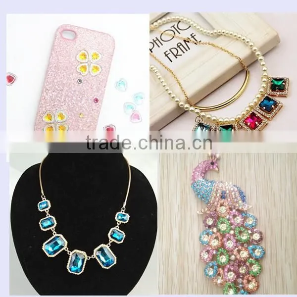 moissanite wholesale alibaba 2015 new drop silver button with whole resin stone