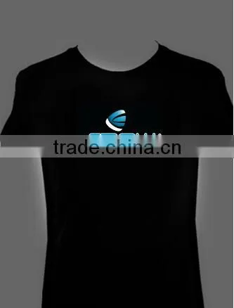 low price sound activated EL panel for T-shirt
