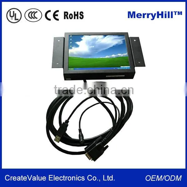 3G WIFI Android Touch Screen 15/ 17/ 18.5/ 19/ 22 inch USB Powered 24V Bus Coach LCD Monitor
