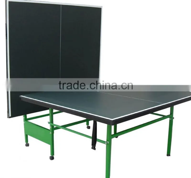 High quality Economic Factory promotion 18mm MDF Standard size Moveable foldable Table tennis table