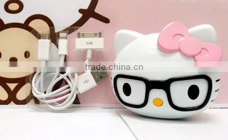 China manufacturer for cartoon mobile power bank 2600mah 5200mah(OS-211PB)