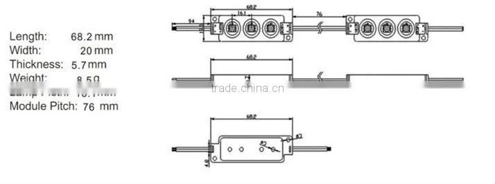 SMD LED module injection LED module SMD 5050 LED module light source