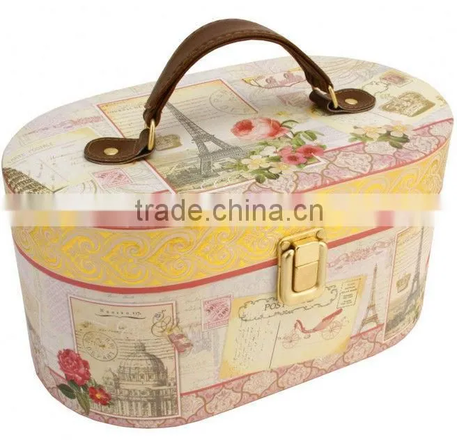 Hot Quality Customized Made fancy suitcase paper bag (ZD2014-M014)