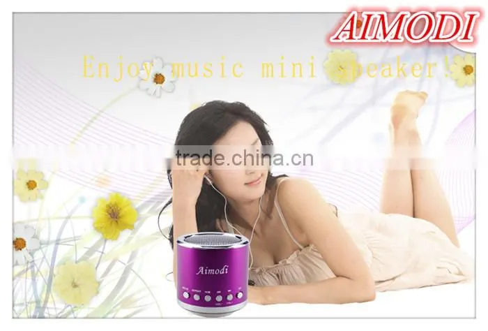 Multic-function mini speaker, Moblie mini speaker support FM function with induction function MN-02