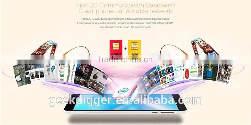 Teclast X70 R 3G Phablet WCDMA inch IPS Retina Screen 64bit Quad Core 1G+8G Cameras Bluetooth 4.0 GPS