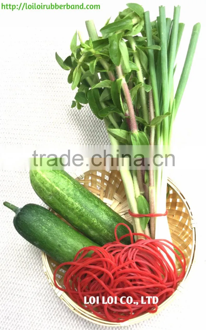 Rubber bands for Vegetable and Flower by 100% Vietnam natural rubber