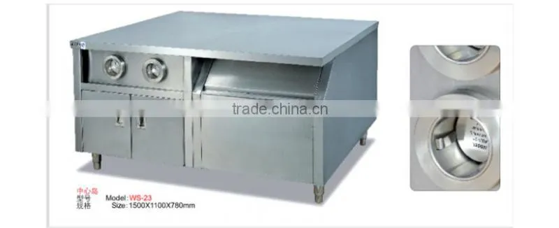 Best quality Commercial restaurant Center Island worker table on Sale