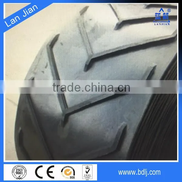 Chevron Conveyor Belts for Steep Angle Transport