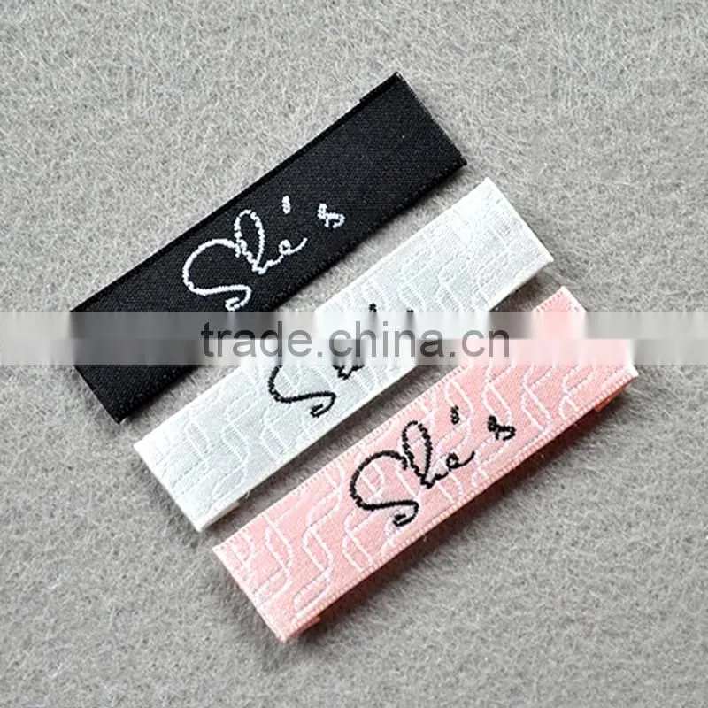 2016Factory wholesale high quality quality woven labels for garment